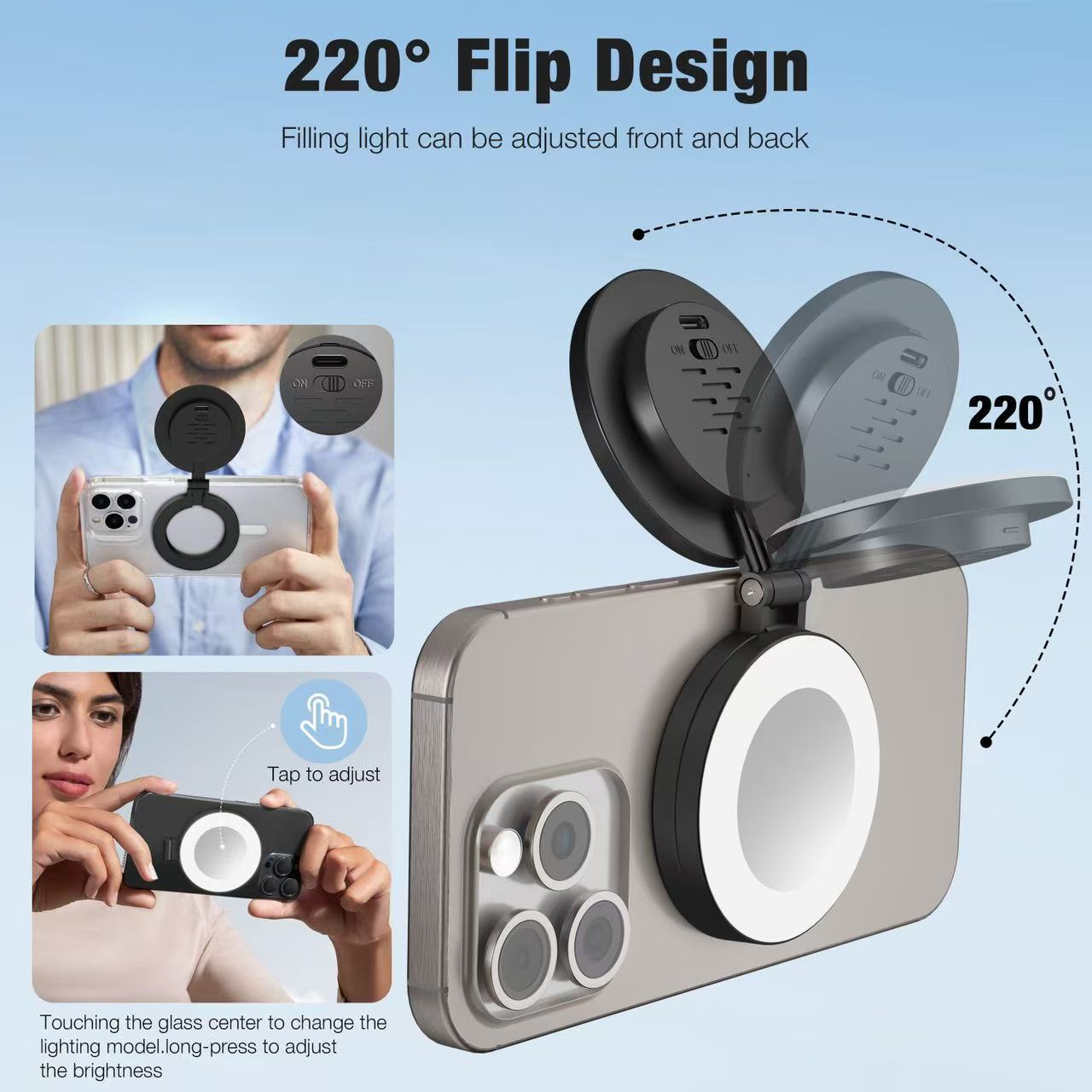 Magnetic Phone Light
