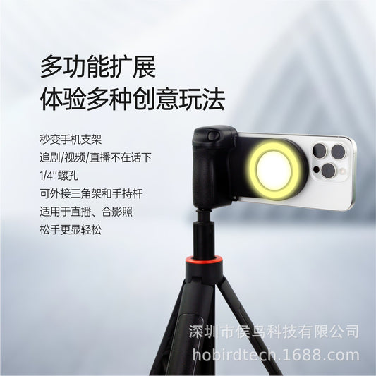 Magnetic Holder with Camera Snap & Light